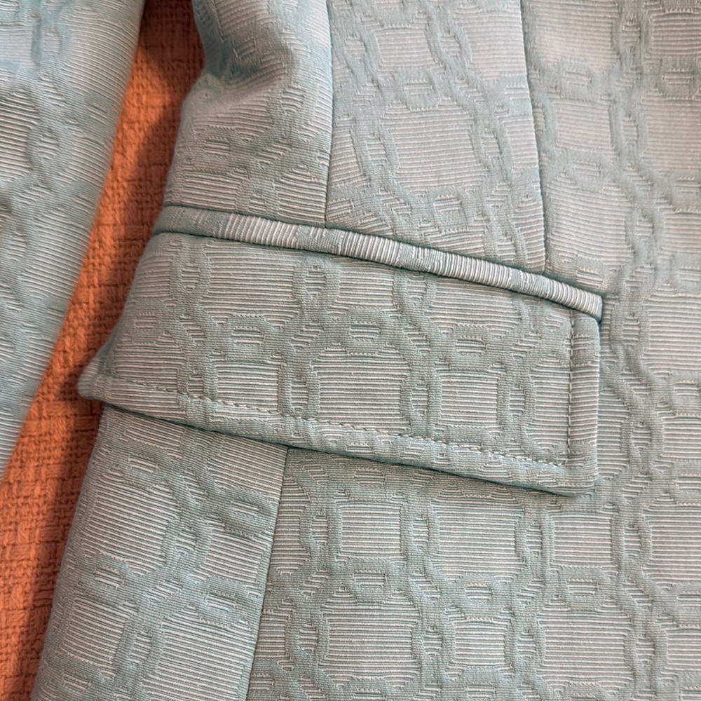 Banana Republic Aqua Blue Sport Coat with Modern Tailoring - Picture 4 of 6